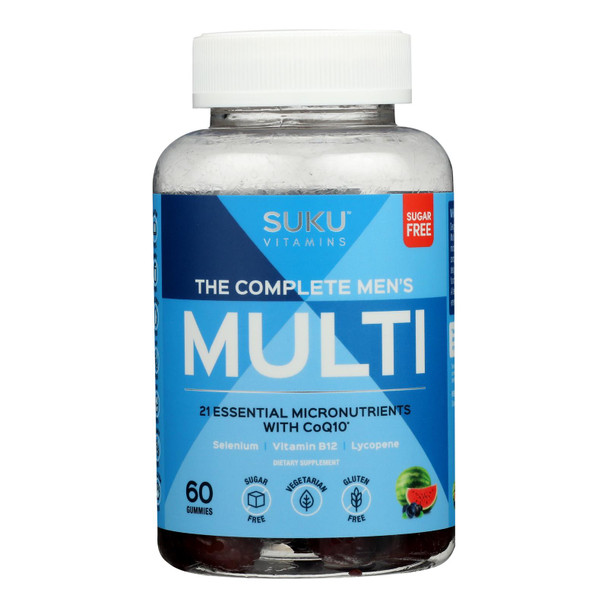 Suku Vitamins - Gummy Complete Mens Multi - 1 Each-60 Ct