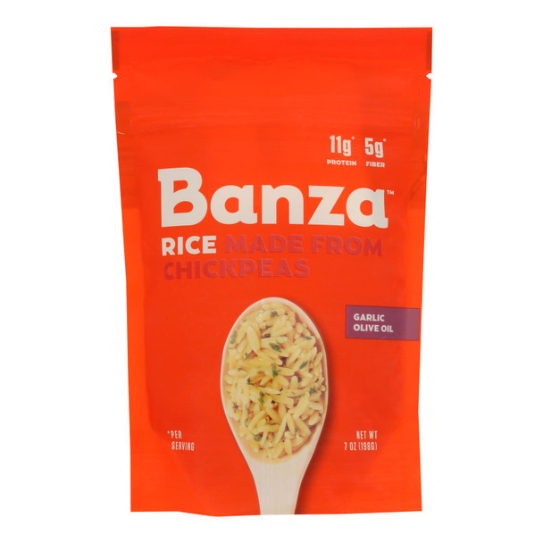 Banza - Rice Gar Olv Oil Chickpea - Case Of 6-7 Oz