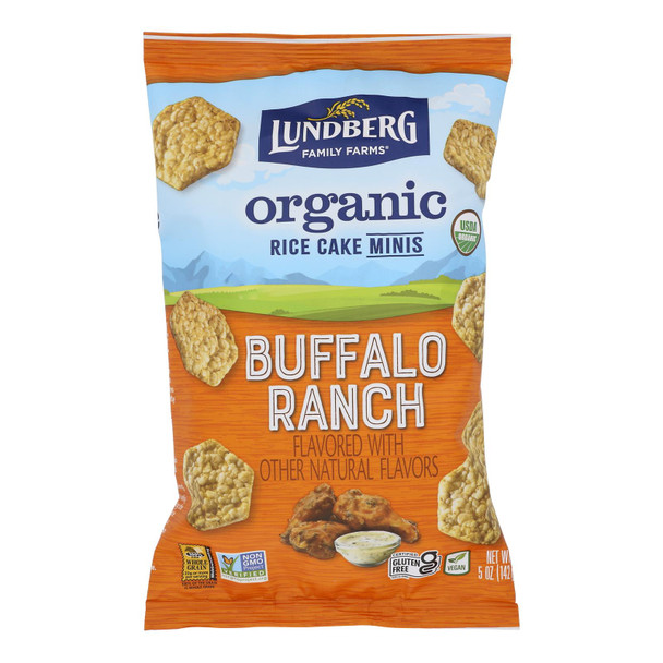 Lundberg Family Farms - Rice Ck Mini Buff Ranch - Case Of 6-5 Oz