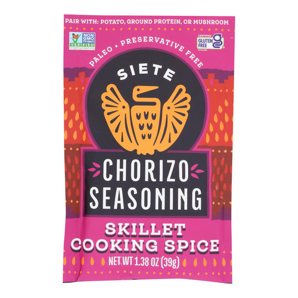 Siete - Seasoning Chorizo - Case Of 12-1.38 Oz