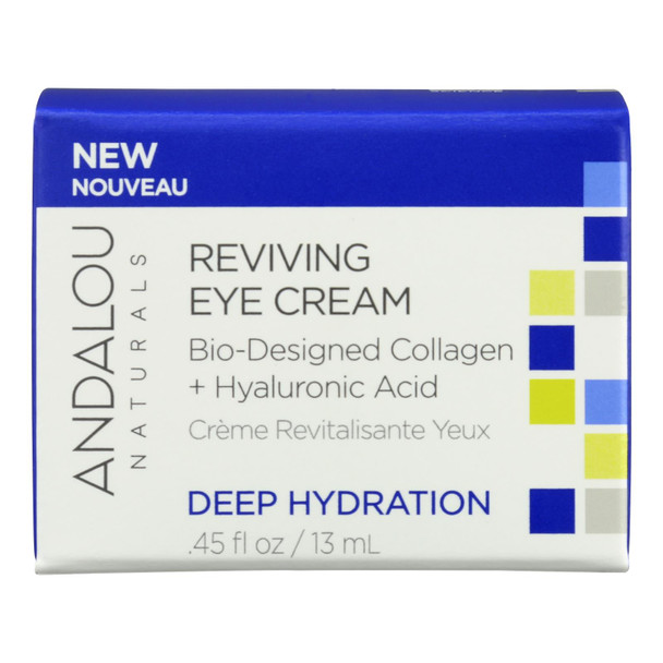 Andalou Naturals - Eye Cream Dp Hyd Reviving - 1 Each-.45 Fz