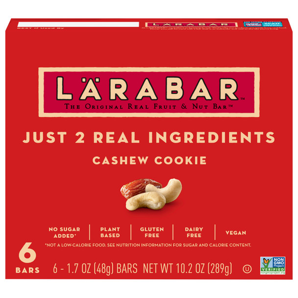 Larabar - Bar Cashew Cookie - Case Of 8-6/1.7 Oz