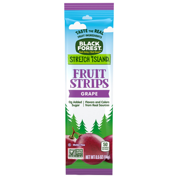 Black Forest Stretch Island - Fruit Strips Grape - Case Of 30-0.5 Ounces