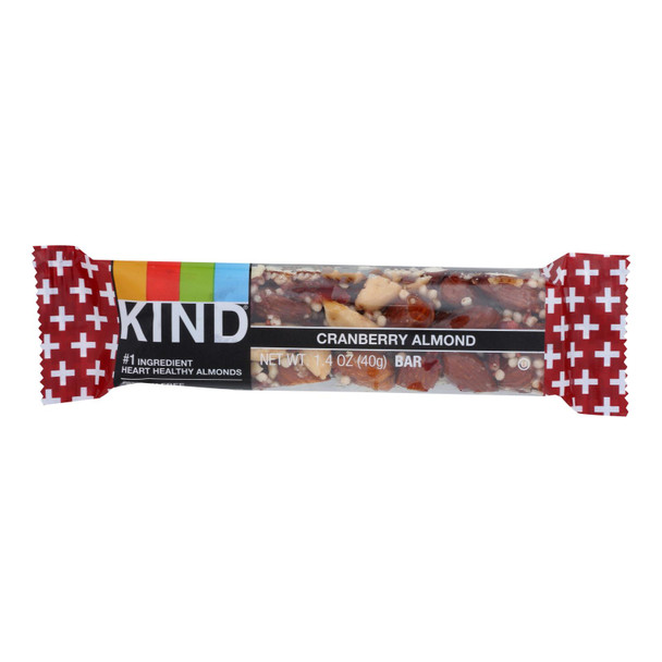 Kind - Bar Cranberry And Almond - Case Of 12 - 1.4 Ounces