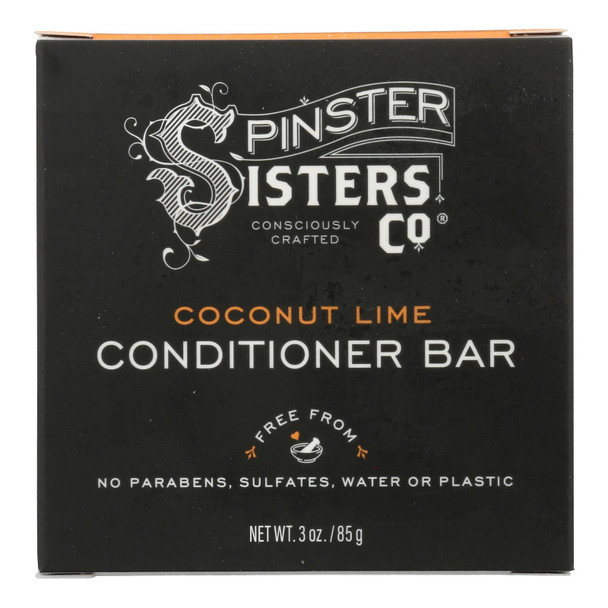 Spinster Sisters Company - Hair Conditioner - Brazilian Coconut Lime - 1 Each-3 Ounces