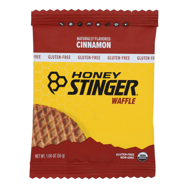 Honey Stinger - Stinger Waffle Organic Cinnamon Gluten Free - Case Of 12-1.06 Oz