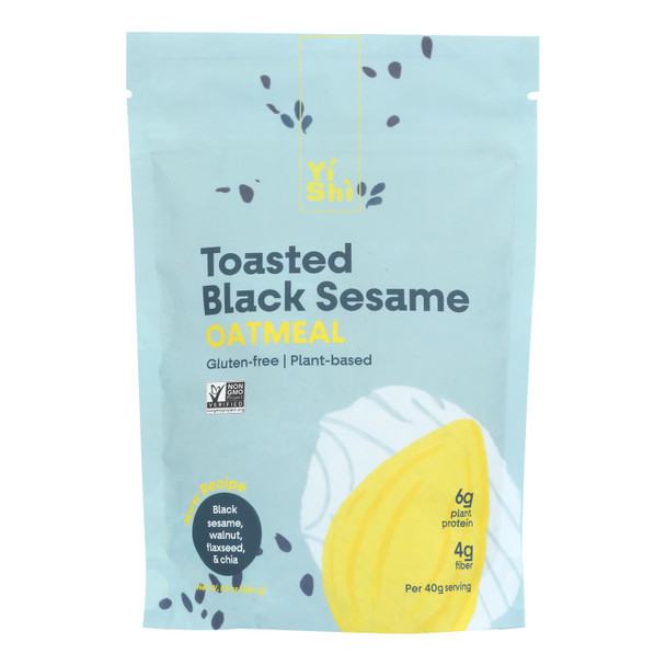 Yishi - Oatmeal Toasted Black Sesame - Case Of 5-8.5 Ounces