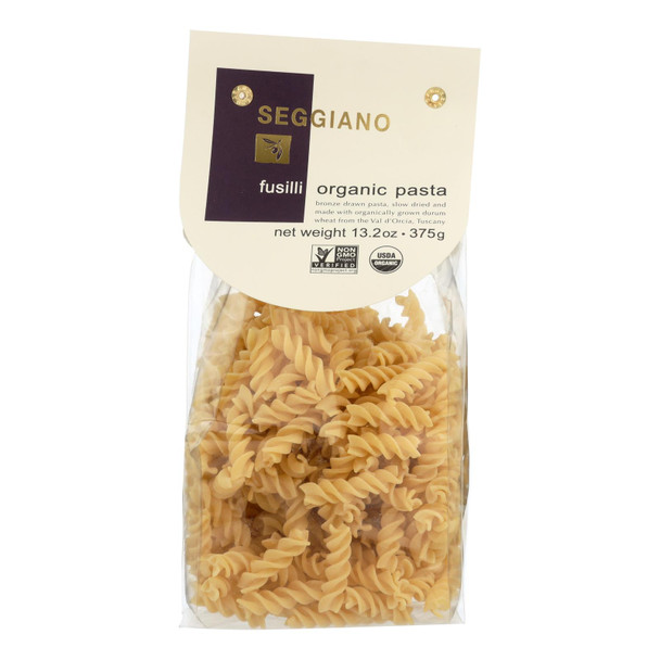 Seggiano - Pasta Organic Fusilli - Case Of 6 - 13.2 Ounces