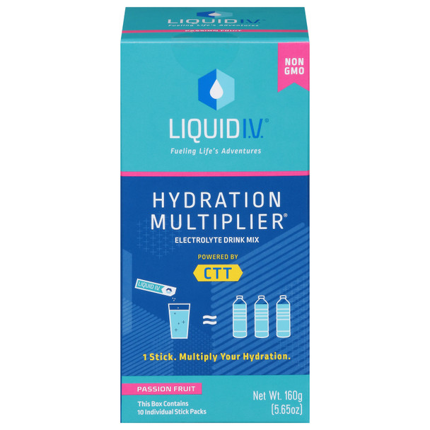 Liquid I.v. - Drink Mx Pasnfrt 10ct - 1 Each-5.65 Oz