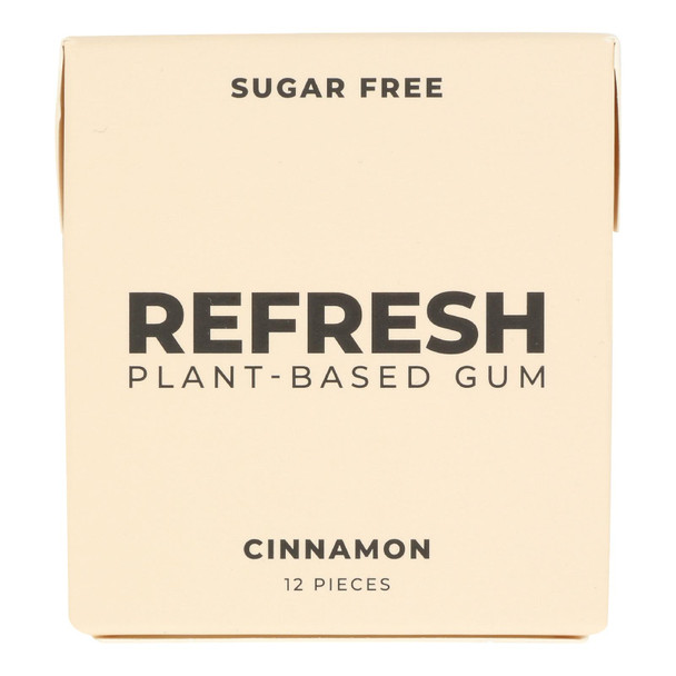 Refresh Gum - Gum Cinnamon - Case Of 12-12 Count
