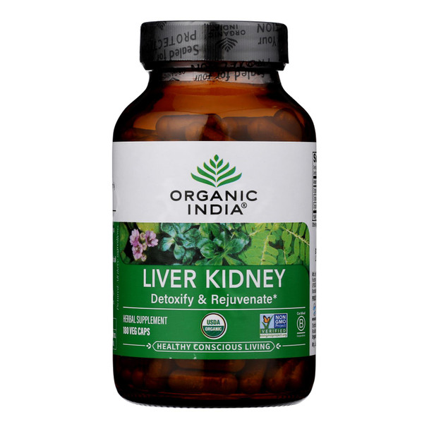 Organic India - Supp Liver Kidney - 1 Each-180 Vcap