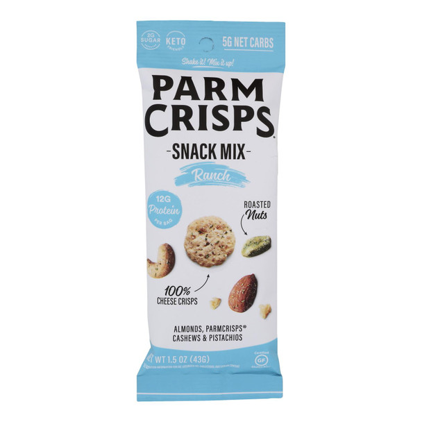 Parm Crisps - Snack Mx Ranch Parm Crisps - Case Of 12-1.5 Oz