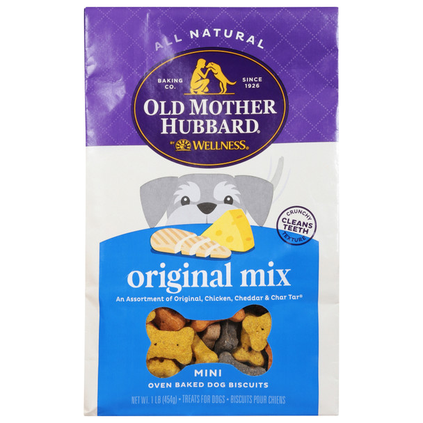 Old Mother Hubbard - Biscuits Original Mix Mini - Case Of 4-16 Oz