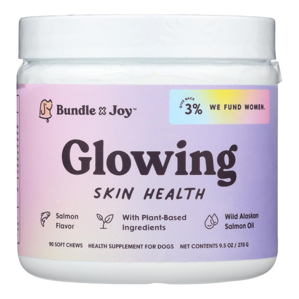 Bundle X Joy - Dog Supplement Glowing Skin/coat - 1 Each-90 Count