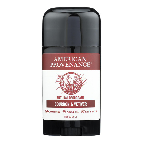 American Provenance - Deodorant Bourbon Vetiver - 1 Each-2.65 Oz