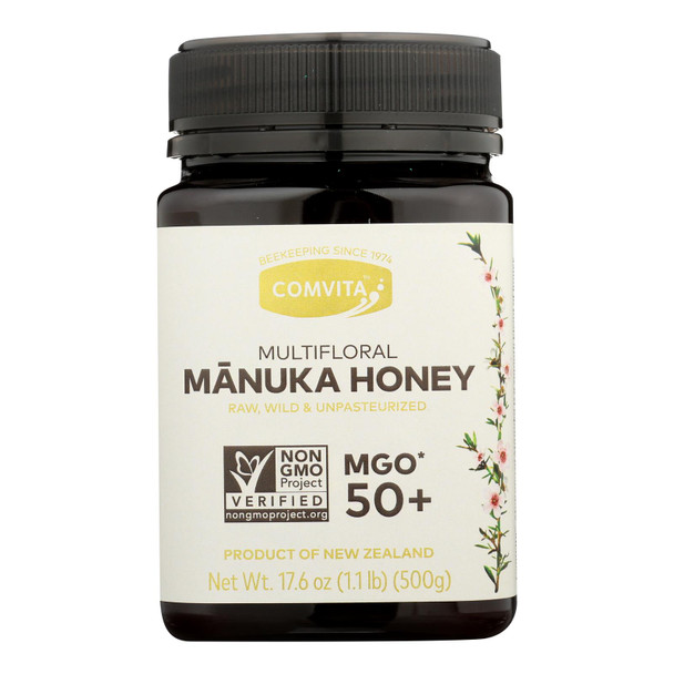 Comvita - Mgo 50+ Raw Manuka Honey - Case Of 3-17.6 Oz