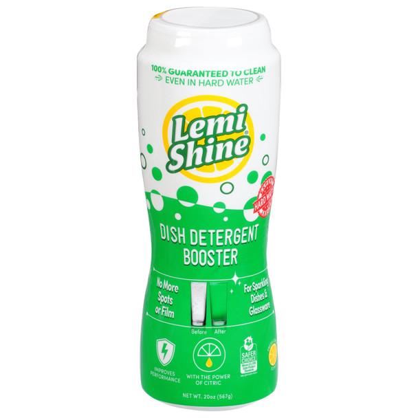 Lemi Shine - Dish Detergent Booster Family Size - Case Of 6-20 Ounces