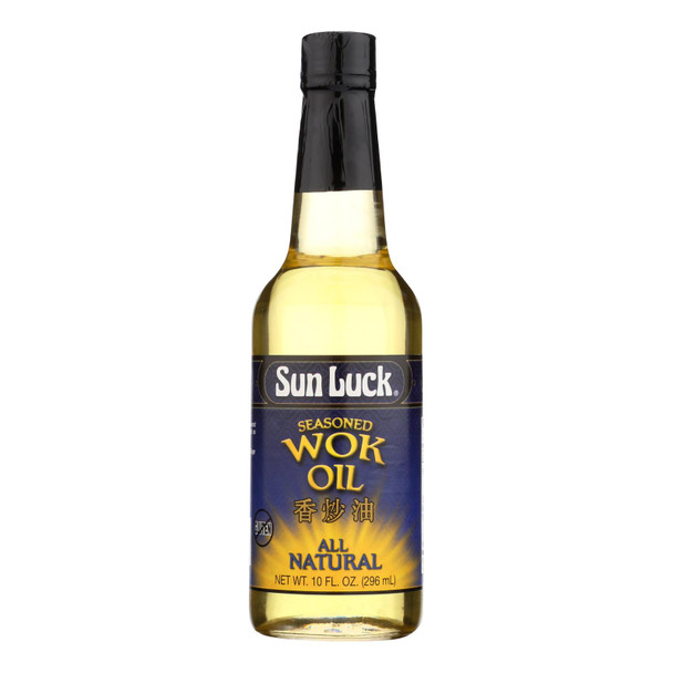 Sun Luck - Oil Seasoned Wok - Case Of 12 - 10 Fz