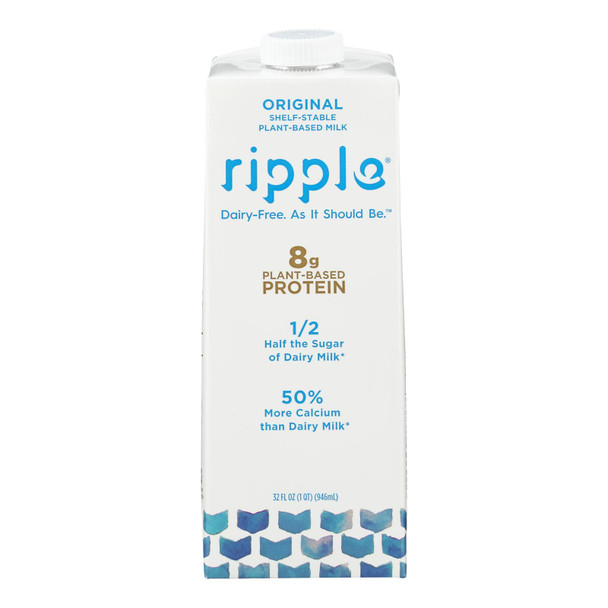 Ripple Foods Pbc - Milk Aseptic Original - Case Of 6-32 Fz