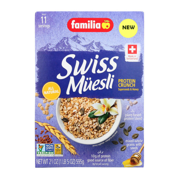 Familia - Muesli Swiss Protein Crunch - Case Of 6-21 Oz