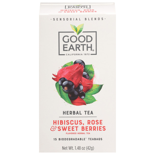 Good Earth - Tea Hibs Rse Sweet Berry - Case Of 5-15 Ct