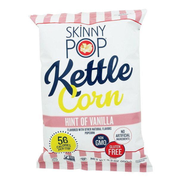 Skinnypop Popcorn - Popcorn Kettle Vanilla - Case Of 12-5.3 Oz