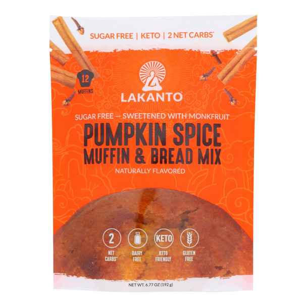 Lakanto - Mix Muffin Pumpkin Spice - Case Of 8-6.77 Oz