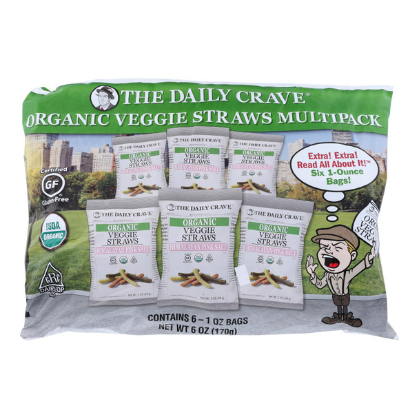 The Daily Crave - Veggie Straw Mltpck - Case Of 4-6/1 Oz