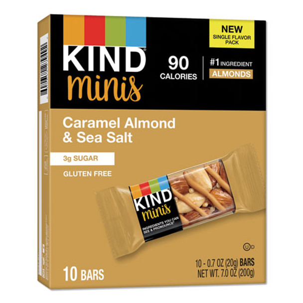 Minis, Caramel Almond Nuts/sea Salt, 0.7 Oz, 10/pack