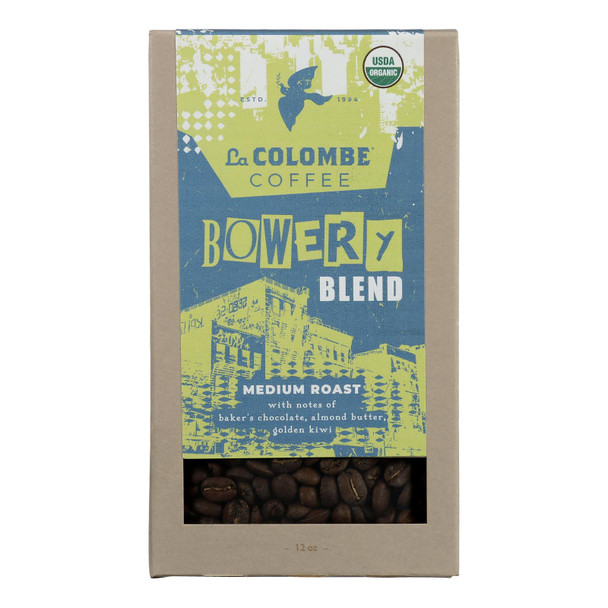 La Colombe - Coffee Bowery Whole Bean - Case Of 4-12 Oz