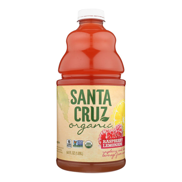 Santa Cruz Organic - Lemonade Raspberry - Case Of 8-64 Fz