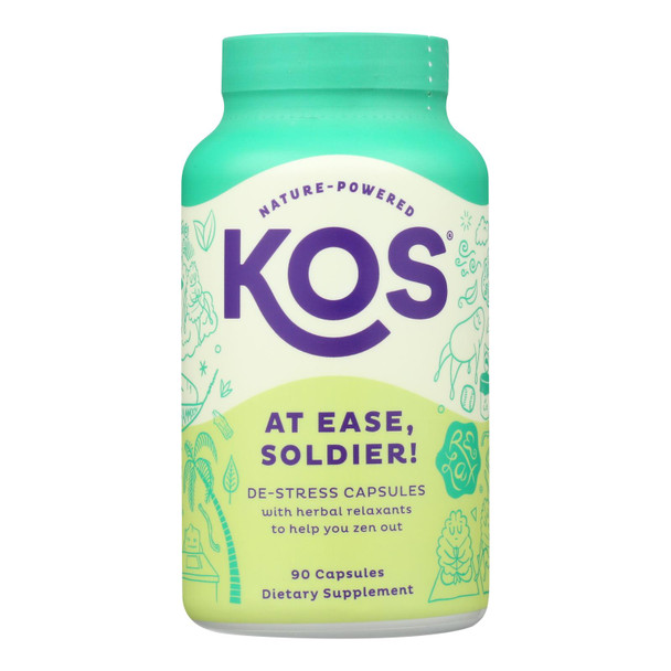 Kos - Herbal Supp Destress - 1 Each-90 Ct
