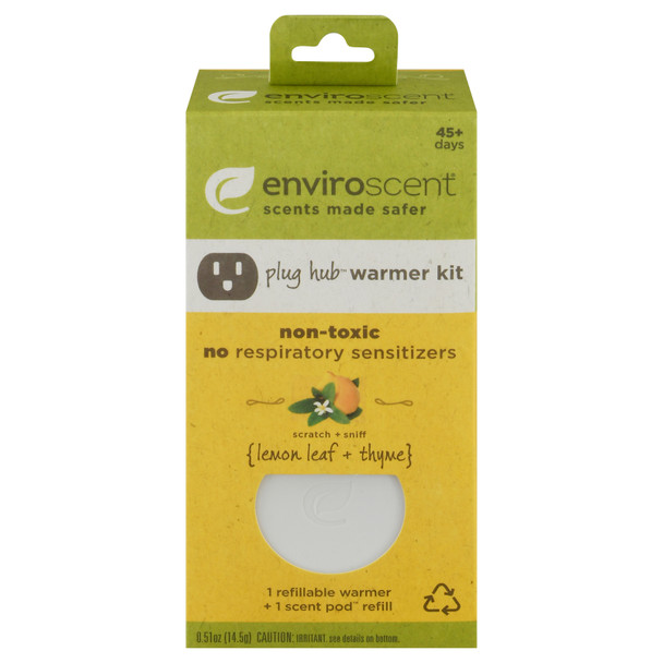 Enviroscent - Scnt Pod/plug Lemon Thyme - Case Of 6-1 Ct