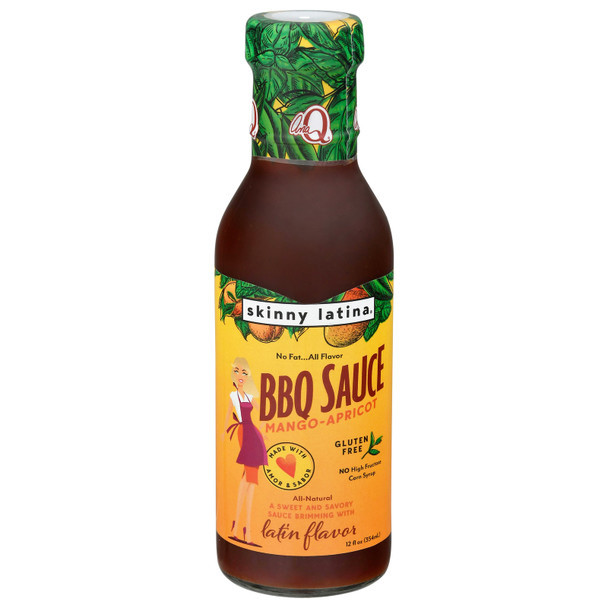 Skinny Latina - Bbq Sauce Mango Apricot - Case Of 6-12 Fz