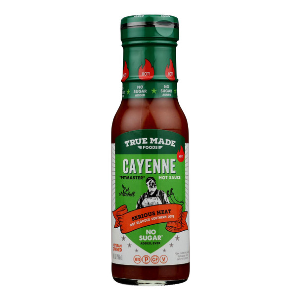 True Made Foods - Ht Sauce Ptmstr Cayenne Pepper - Case Of 6-8 Fz