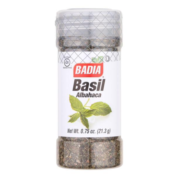 Badia Dried Basil Leaves  - Case Of 8 - .75 Oz