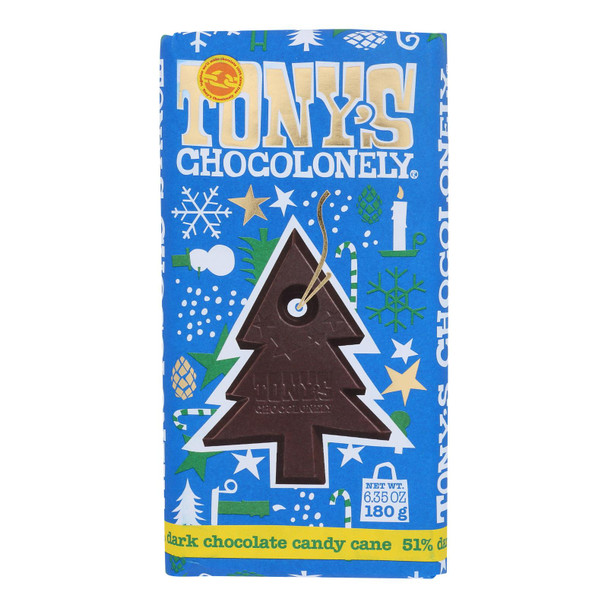 Tony's Chocolonely - Bar Chocolate Dk Candy Cn 51% - Case Of 15-6.35 Oz