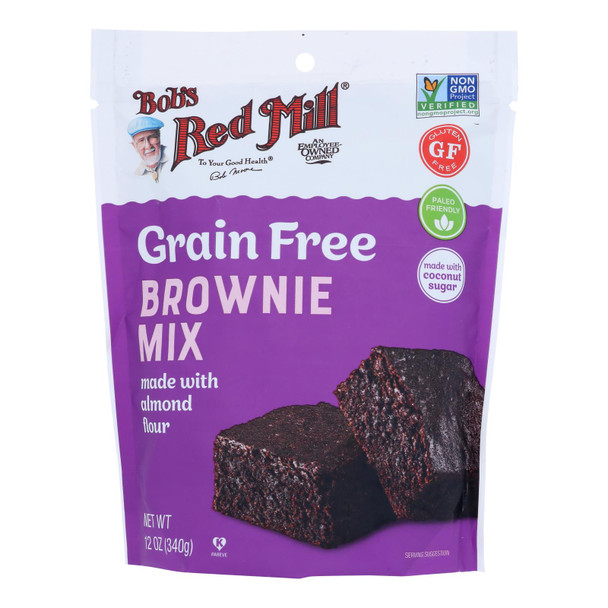 Bob's Red Mill - Brownie Mix Green Free - Case Of 5-12 Oz