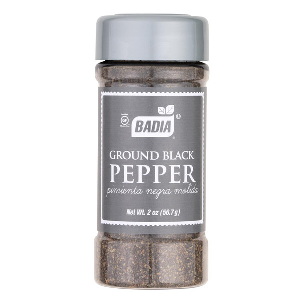 Badia Ground Black Pepper  - Case Of 8 - 2 Oz