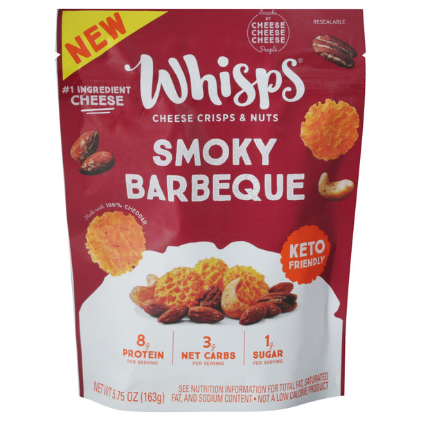 Whisps - Crisps Chs Nuts Smky Bbq - Case Of 6-5.75 Oz