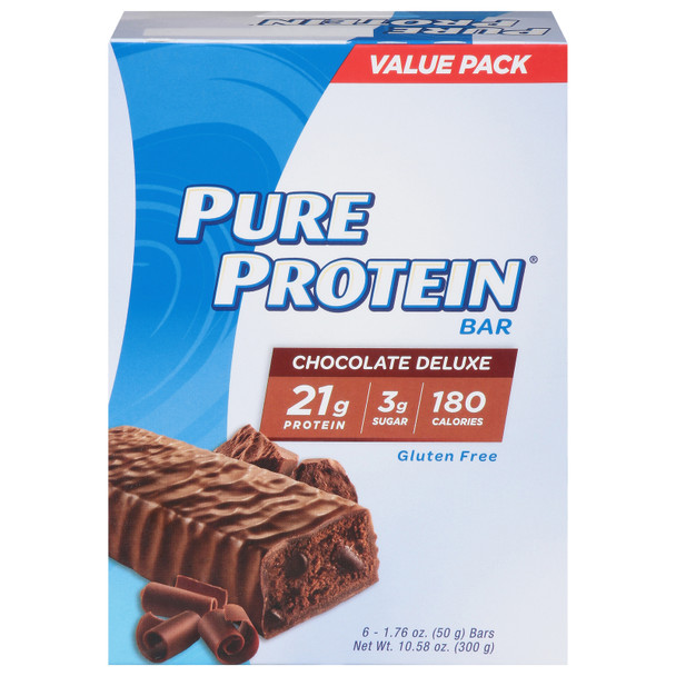 Pure Protein Protein Bar - Chocolate Deluxe - Case Of 6 - 6/50 Gram