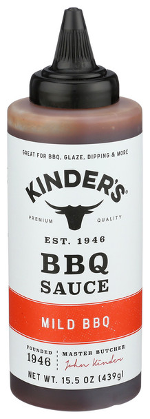 Kinders Sauce Bbq Mild Sqz - Case of 6 - 15.50 FO