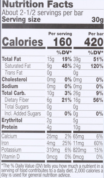 Lilys Sweets Bar Drk Choc - Case of 12 - 2.800 OZ