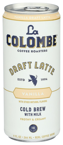 La Colombe Latte Draft Vanilla - Case of 12 - 9.000 FO