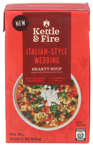 Kettle And Fire Soup Italian Style Wddng - Case of 6 - 16.00 OZ