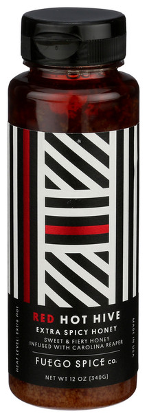 Fuego Spice Co Honey Red Hot Hive - Case of 6 - 12.00 FO