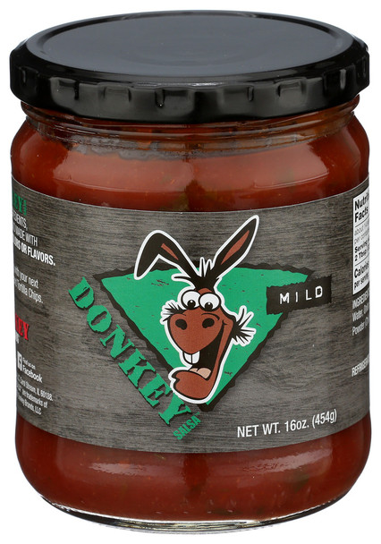 Donkey Chip Salsa Mild - Case of 6 - 16.00 OZ
