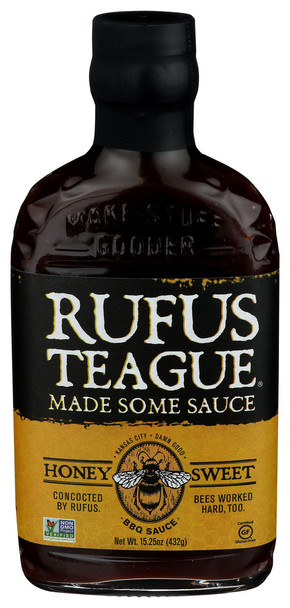 Rufus Teague Sauce Bbq Honey Sweet - Case of 6 - 15.25 OZ
