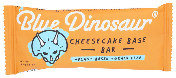 Blue Dinosaur Bar Snack Cheesecake - Case of 12 - 1.600 OZ