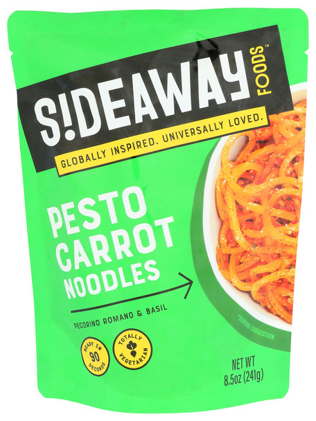 Sideaway Foods Entree Pesto Veg Noodles - Case of 6 - 8.500 OZ